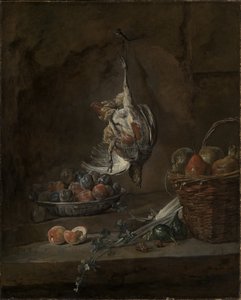 死んだキジのある静物 作： Jean Baptiste Simeon Chardin